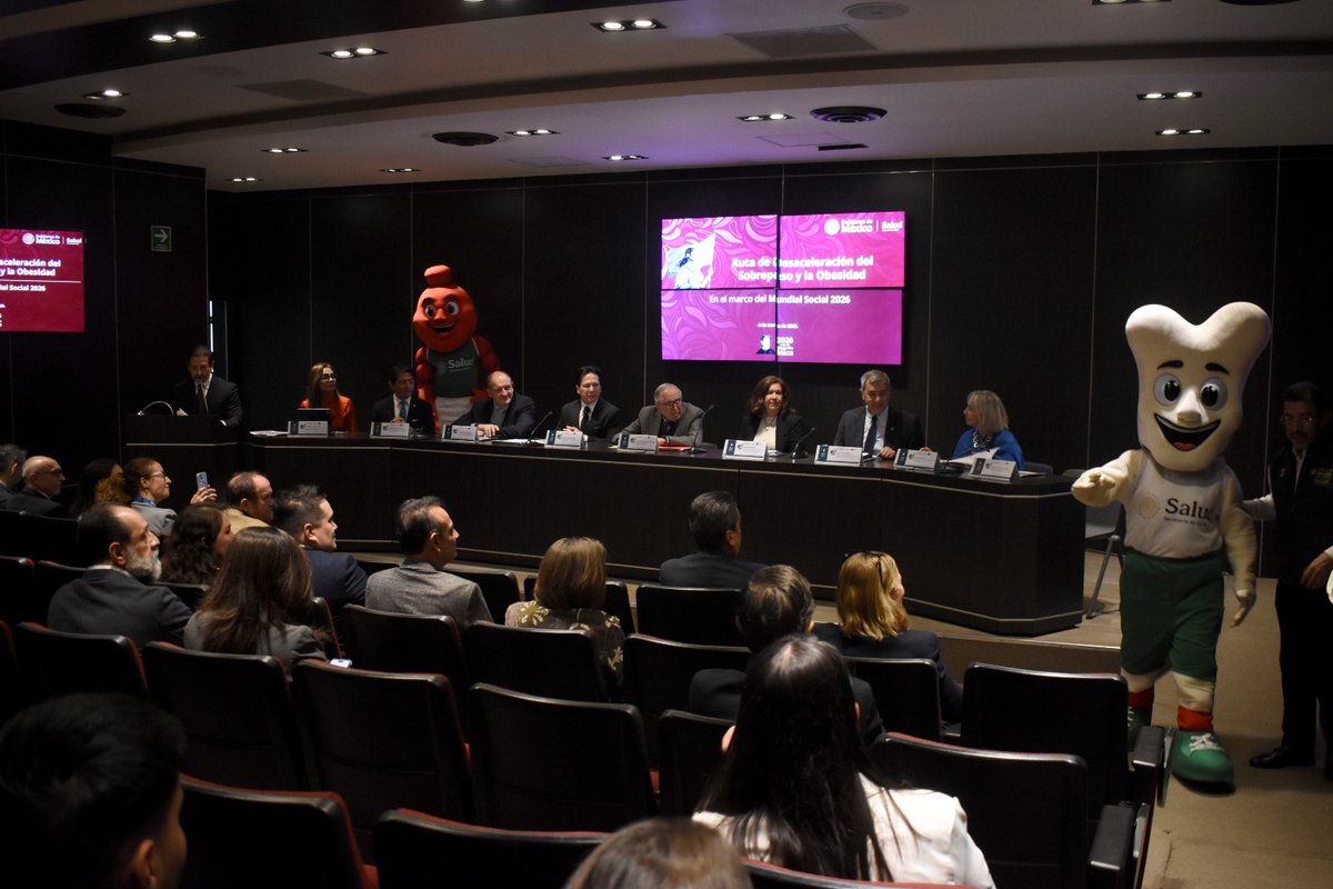 SSalud_mx's tweet photo. #ComunicadoSalud

Secretaría de Salud presenta Estrategia de Desaceleración del Sobrepeso y la Obesidad en México

➡ https://t.co/iNdeZvfDvS https://t.co/deDLeMI9ui