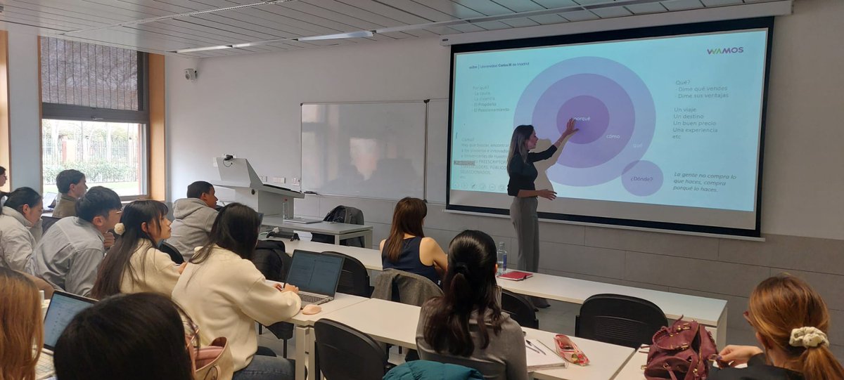 Ayer en <a href="/Mgestturistuc3m/">Master G. Turística</a>, María Gaya Fernández de Wamos Air impartió la conferencia: "Comunicación &amp; Marketing turístico eficaz". <a href="/master_uc3m/">Master - UC3M</a> <a href="/uc3m/">UC3M</a> #conferencias