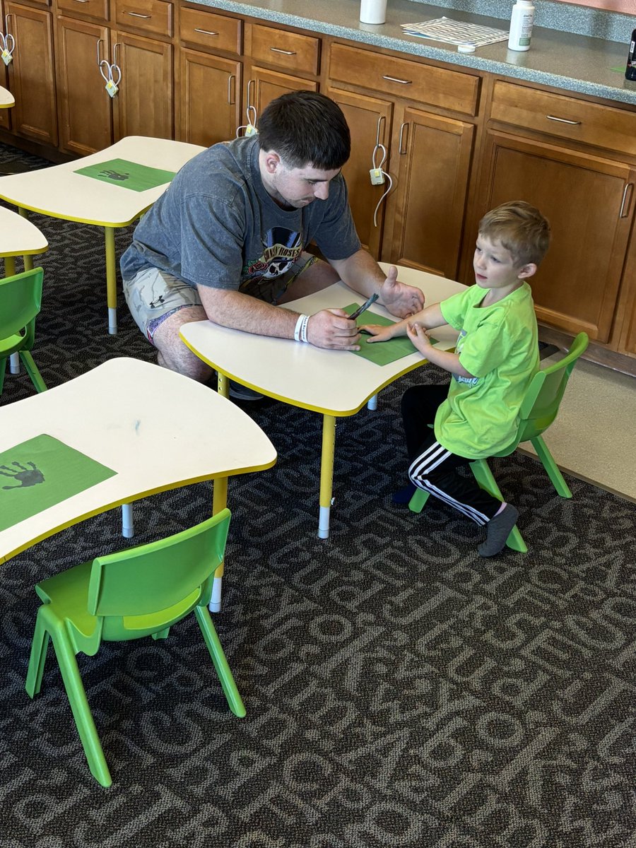 T_Sweeter's tweet photo. Yesterday and today, members of our student council went to the daycare to help the littles celebrate Dr. Seuss. #gohornets https://t.co/XXPJPNk9Eq