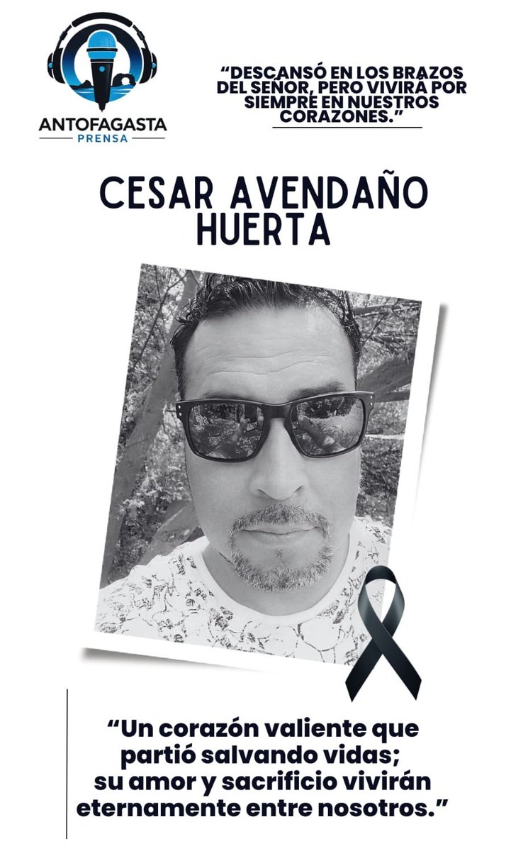 Se marchó como viven los grandes: protegiendo a los vulnerables. Su sacrificio en Playa Hornitos por salvar a esas pequeñas lo eleva a héroe eterno. Descansa en paz. Nuestras oraciones y abrazos están con su familia. #HéroeHornitos #Antofagasta