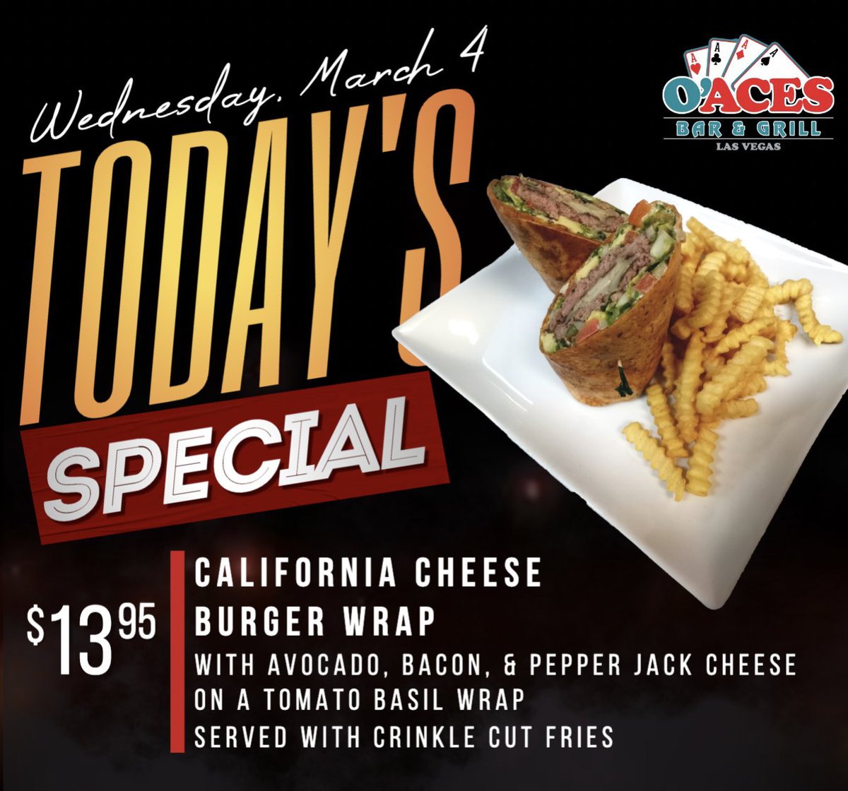 O'Aces Bar and Grill Las Vegas (@aces_grill) on Twitter photo 