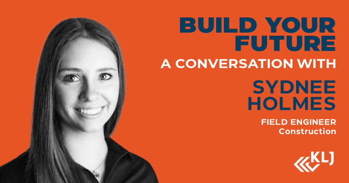 KLJeng's tweet photo. This Women in Construction Week, meet Sydnee Holmes and hear the advice that changed how she shows up for herself and everyone around her in the construction field. Read the full interview at https://t.co/4OEN97swPr
#KLJ #WomenInConstruction #WICWeek #BuildingTheFuture https://t.co/jCudUgjqug