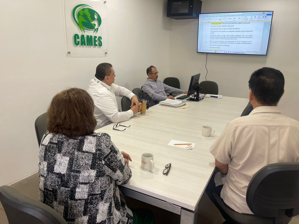 CAMESSin's tweet photo. El día 03 de Marzo se convoco a una reunión interna del personal de CAMES para conjuntar esfuerzos y analizar un Caso Clínico de Medicina Interna. https://t.co/TSgegp9rQp