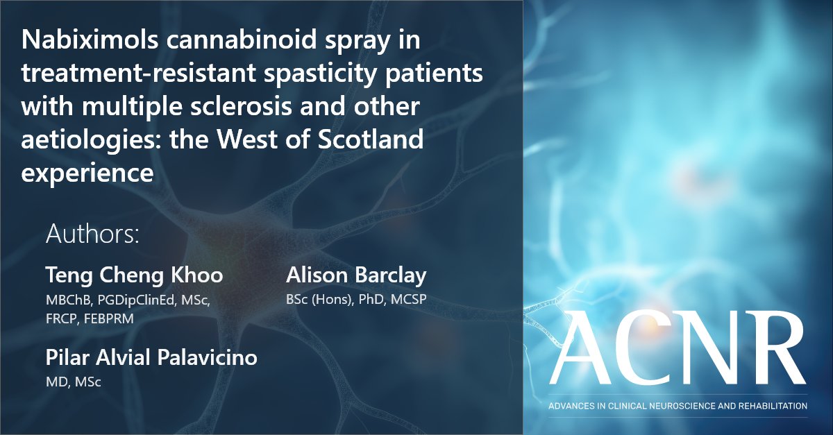 ACNR - A journal of neurology & rehabilitation tweet media