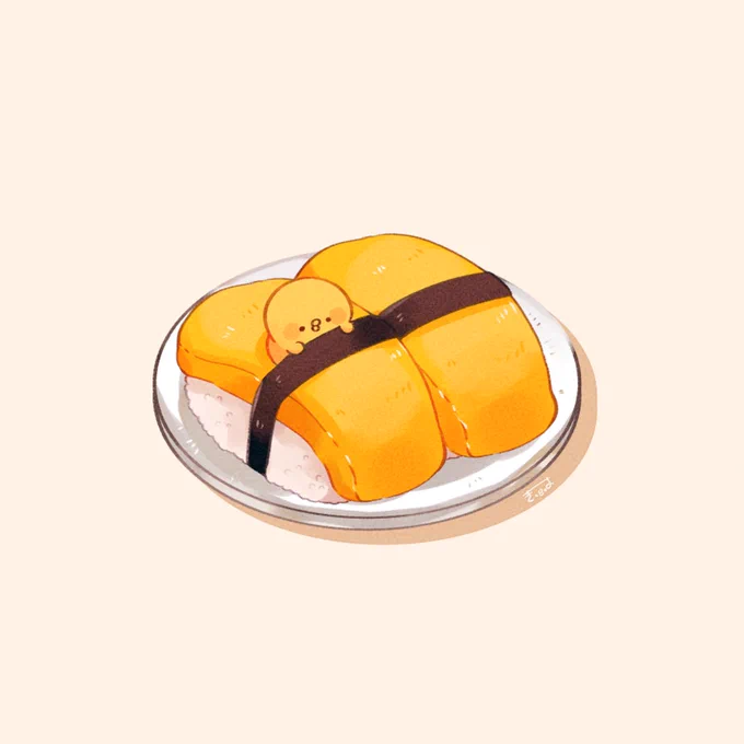 玉子のお寿司なひよこ #きみピヨ