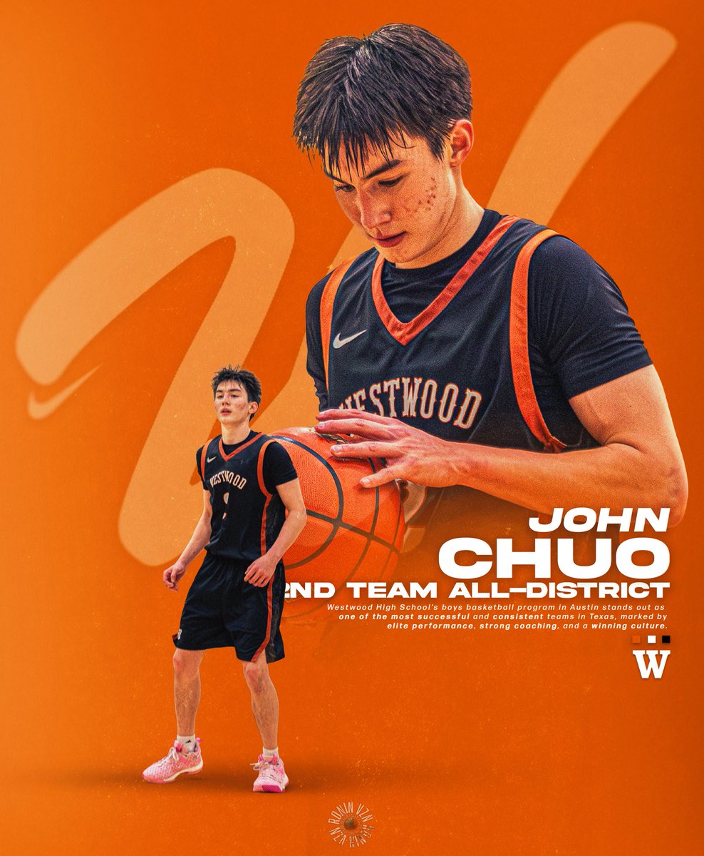 Westwoodhoop's tweet photo. District 25-6A honors and superlatives for one of the all-time great Warrior Basketball teams, who finished their season 31-3 (16-0)!

John Chuo- 2nd Team All District 25-6A https://t.co/sxswlOjrDc