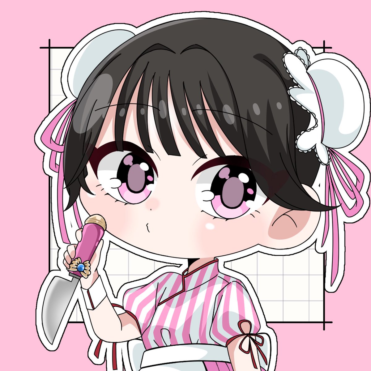 混沌me混沌me 心にグッサリKIZUマーク🩷 #もなちゃん #ふぁんとむ怪覧会