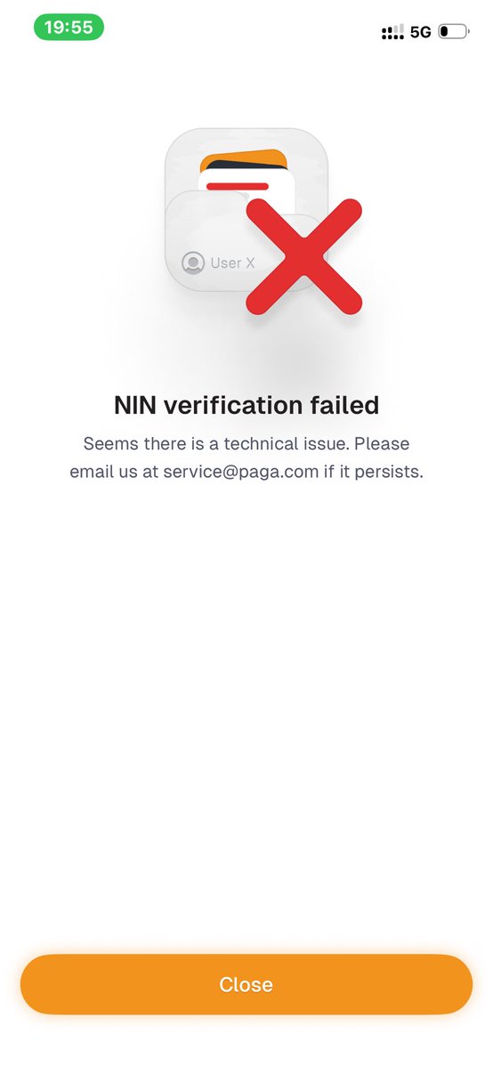 WillsNoir's tweet photo. @paga @paga I’m trying to verify my account and this is what it keeps on showing https://t.co/wIJHbblU9Q