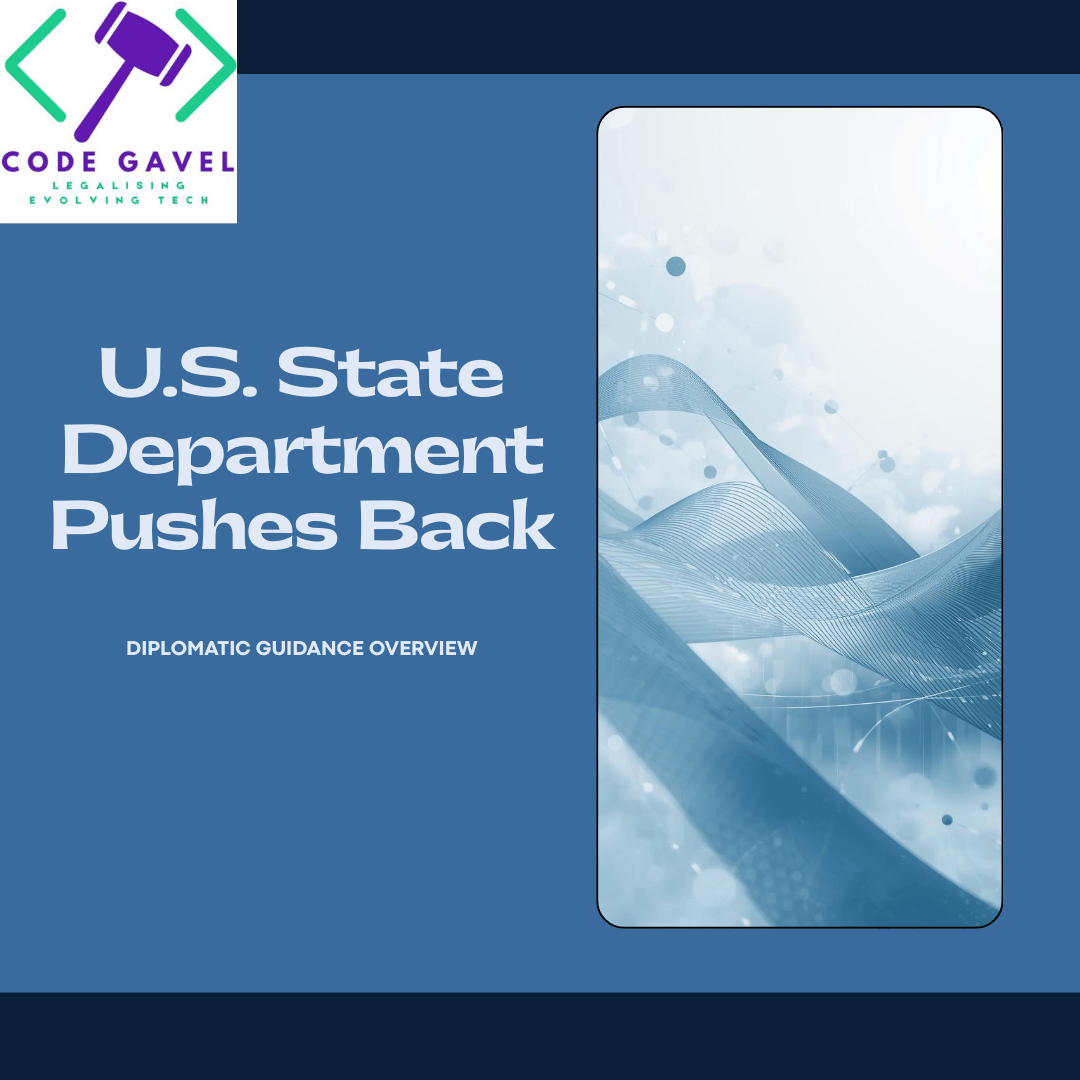 GavelCode's tweet photo. 🌍 The U.S. is pushing back on foreign data localization and “sovereign cloud” mandates in trade talks.

Cross-border AI data flows are now a strategic priority in global tech diplomacy.

#DataGovernance #DigitalTrade #AIStrategy #TechPolicy #CyberLaw #CodeGavel https://t.co/8AymmKh3pA