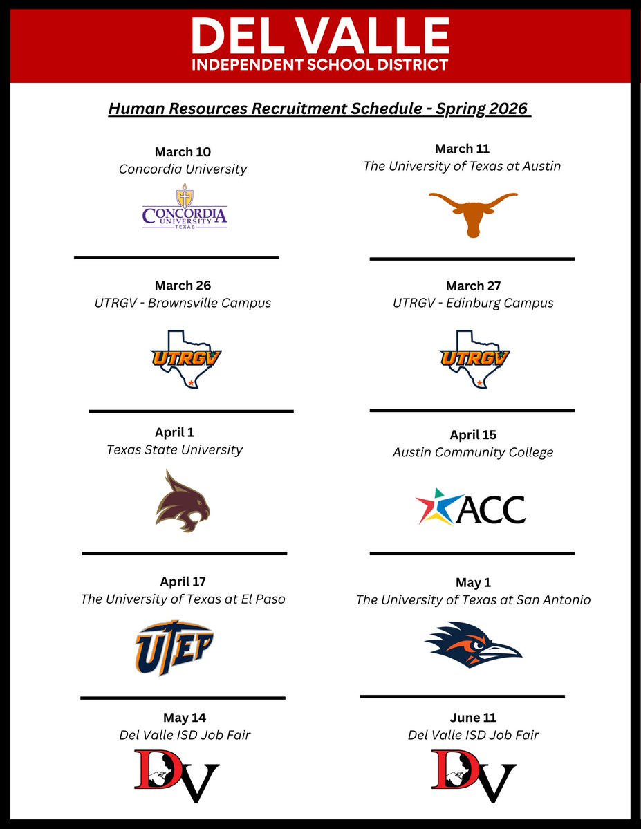 Del Valle ISD - Human Resources tweet media