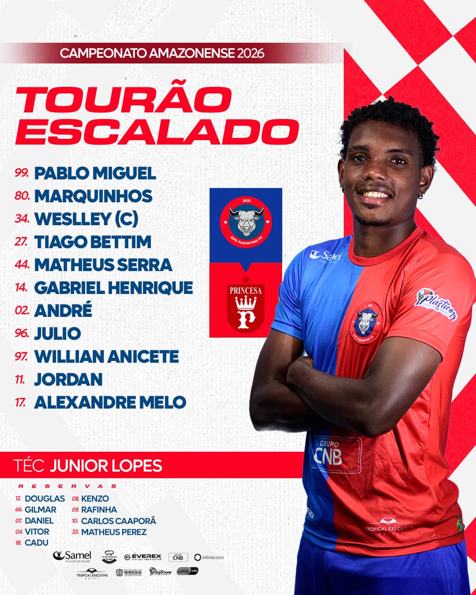 obrunorodri's tweet photo. Parintins escalado para o duelo contra o Princesa do Solimões. Tourão tem a vantagem do empate para avançar à semifinal. https://t.co/zhZEn5wMTV