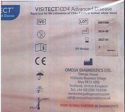 Public Alert No. 011/2026.
Alert on the counterfeit version of VISITECT HIV Advanced Disease Test Kits identified in Nigeria
#NAFDACAlerts 

bit.ly/3OFwQbv