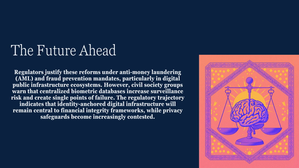 GavelCode's tweet photo. 🆔 SIM registration + biometric wallet verification are expanding globally.

AML enforcement is driving identity-linked infrastructure — but privacy concerns are rising.

#DigitalIdentity #AML #FinTech #Biometrics #PrivacyLaw #CodeGavel https://t.co/ze7zvVR39y