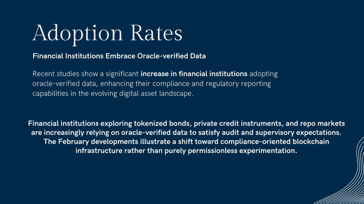 GavelCode's tweet photo. 🏛️ Institutional Web3 is going compliance-first.

Chainlink integrations on Canton enable Proof of Reserve and real-time RWA verification — aligning tokenization with regulatory expectations.

#Web3 #DigitalAssets #Tokenization #CryptoCompliance #FinTech #CodeGavel https://t.co/l5bcVVw1If