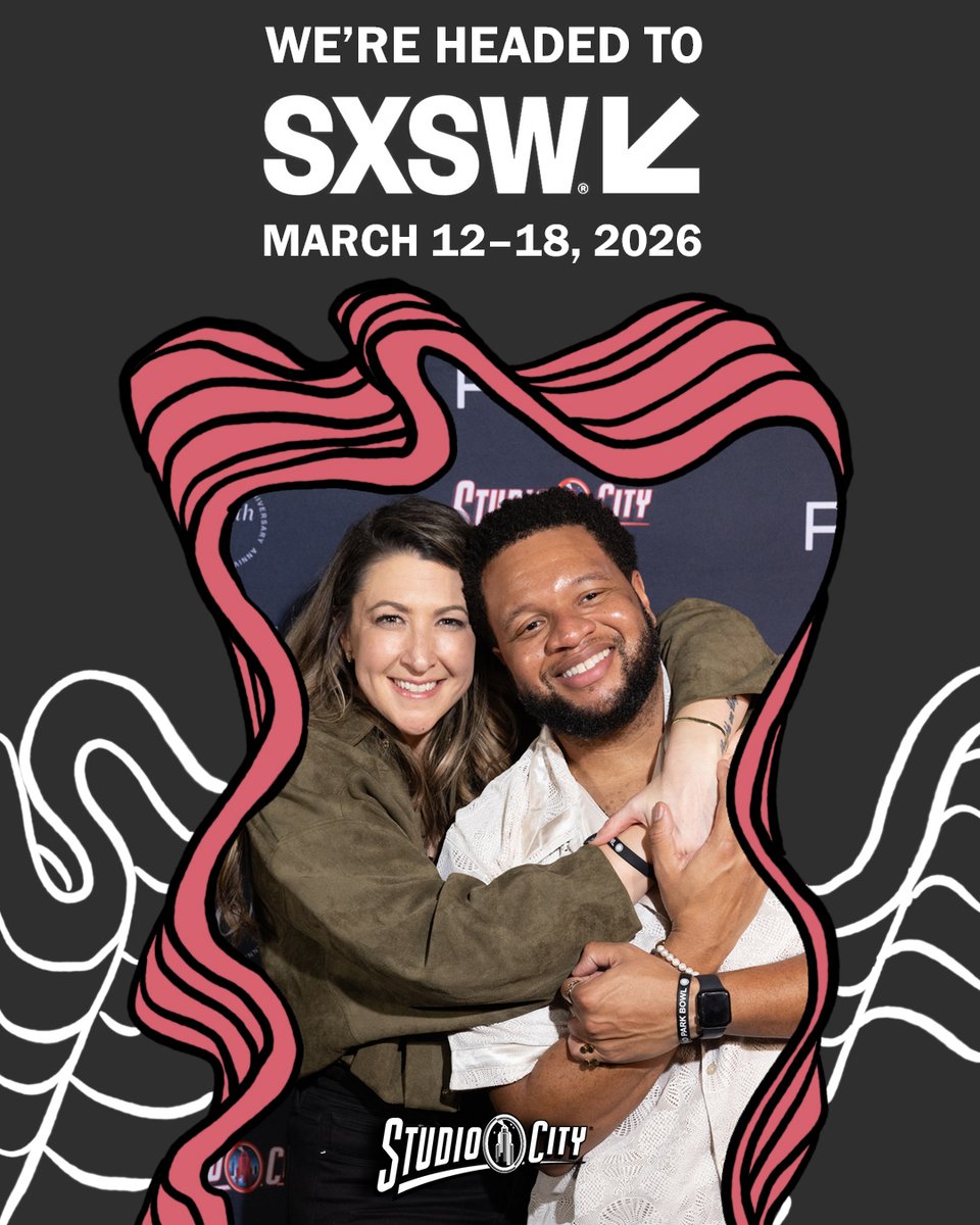 studiocitypxl's tweet photo. Our VP of Brand Creative Brianna Campbell and SVP Bobby Whisnant Jr. are headed to Austin — If you're there and see them, say hi. If you're not… let us know what size T-shirt to bring you back https://t.co/houhgznYjb