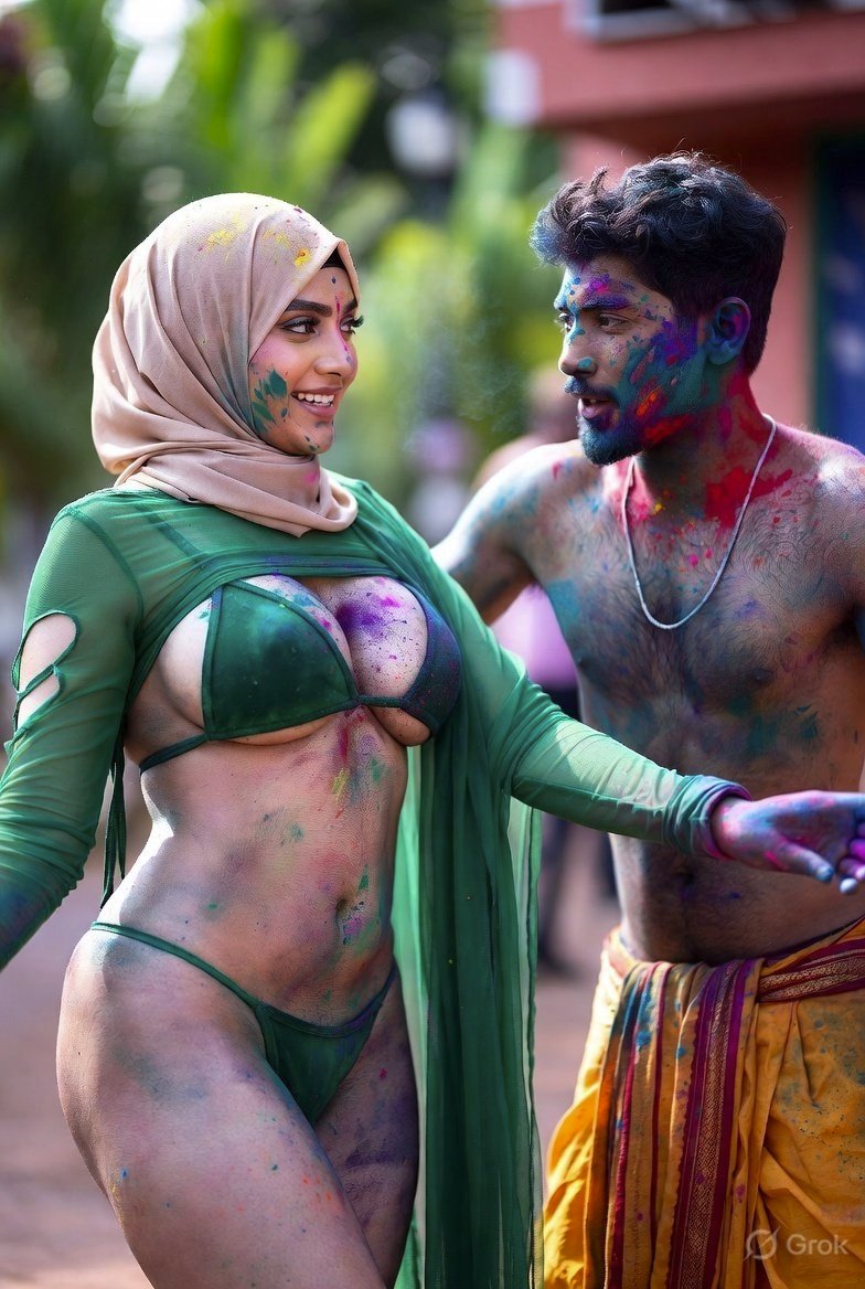 Holi celebration at my home town.. Super fun