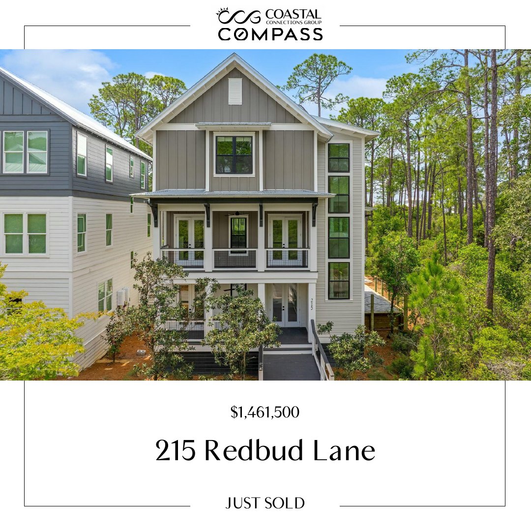 TheAdamBazzell's tweet image. Pleased to announce the sale of 215 Redbud Lane at $1,461,500; a beautifully crafted 30A beach house located in Treetop Village in Inlet Beach.

#JustSold #InletBeach #Florida #30A #BazzSellsTheCoast