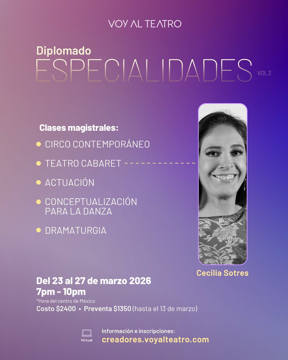 VOY AL TEATRO tweet media