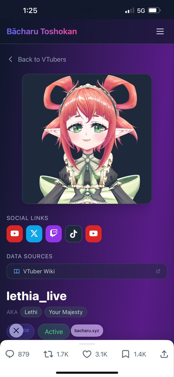 Lethia 👑【V-MOE】 | Royal Demon VTuber tweet media