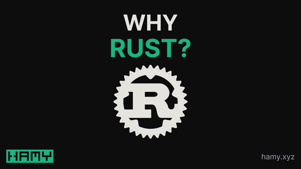 Why I'm moving from C# to Rust for High-level Apps - hamy.xyz/blog/2026-02_m… 

- Expressive types
- Great tooling
- Strong performance characteristics

With similar devx, ecosystems, and community.