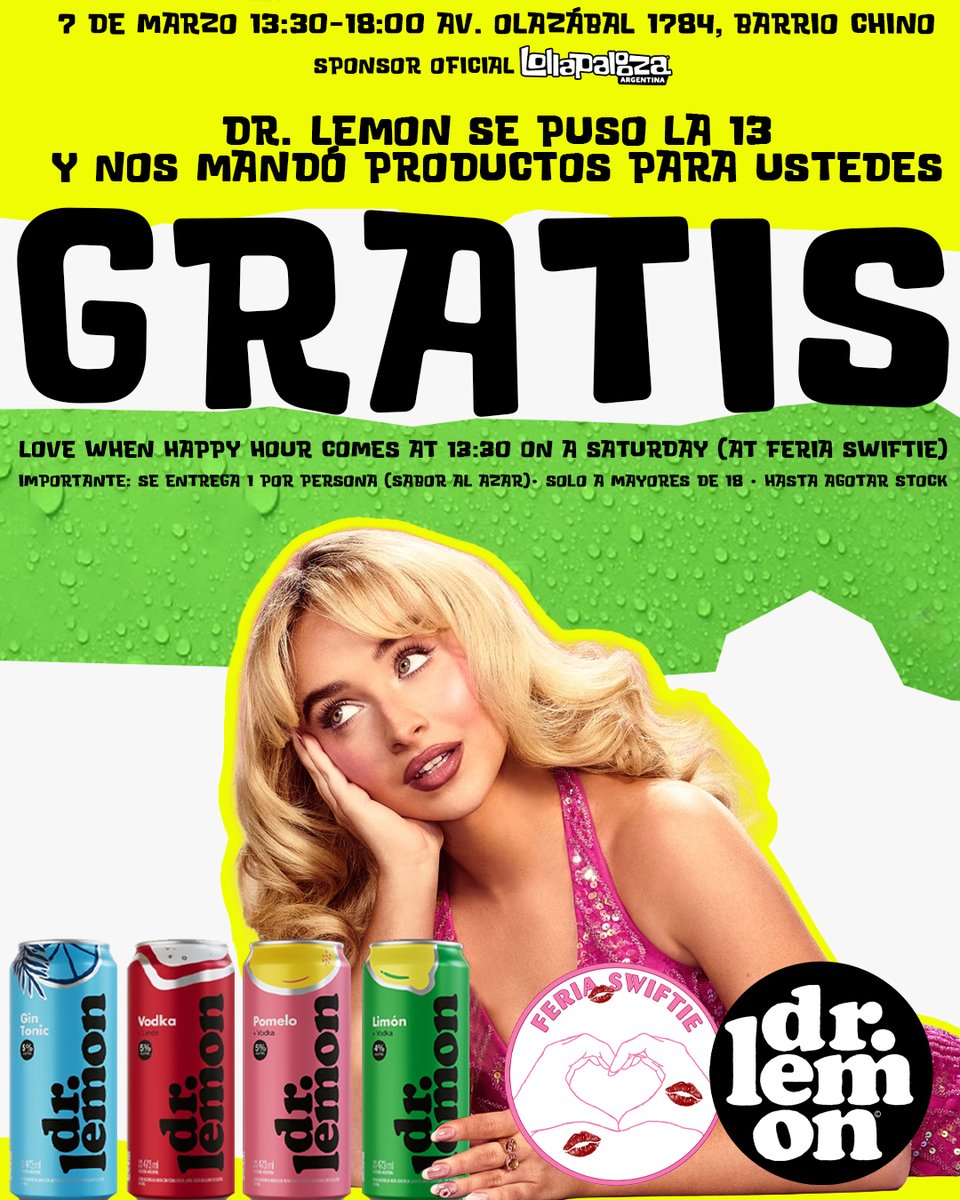 Lacasadelpopp's tweet photo. FERIA SWIFTIE TIENE SU PRIMER SPONSOR OMG 
https://t.co/nlE7kngXMA https://t.co/xMW9NE9hrV