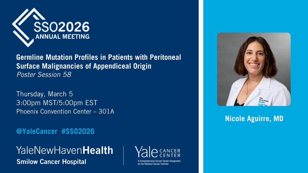 Yale Cancer Center tweet media