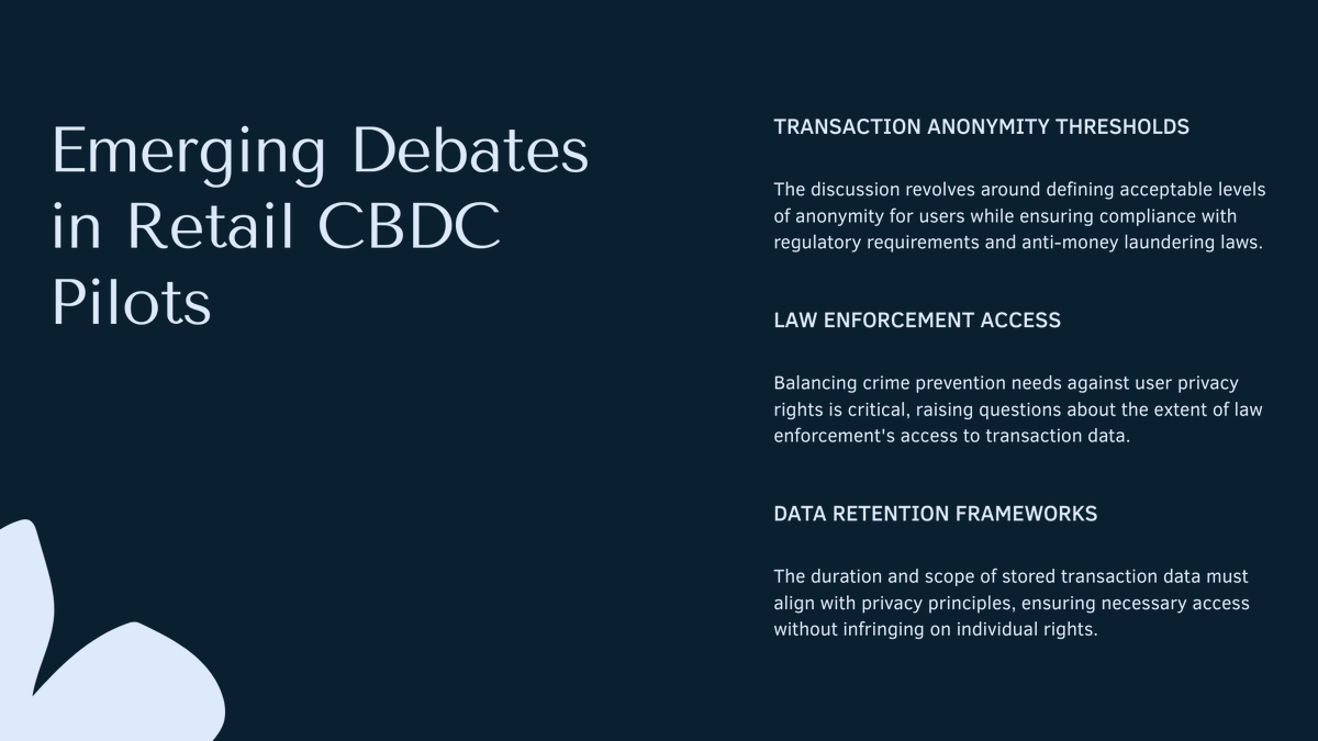 GavelCode's tweet image. 💳 CBDC pilots may be underusing privacy-enhancing tech like zero-knowledge proofs.

Traceability vs. anonymity is becoming a core design debate.

#CBDC #PrivacyByDesign #DigitalCurrency #FinTechPolicy #CryptoLaw #CodeGavel