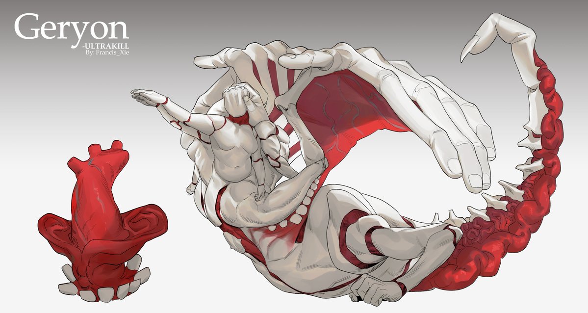 #ULTRAKILL concept art - Geryon 1/2