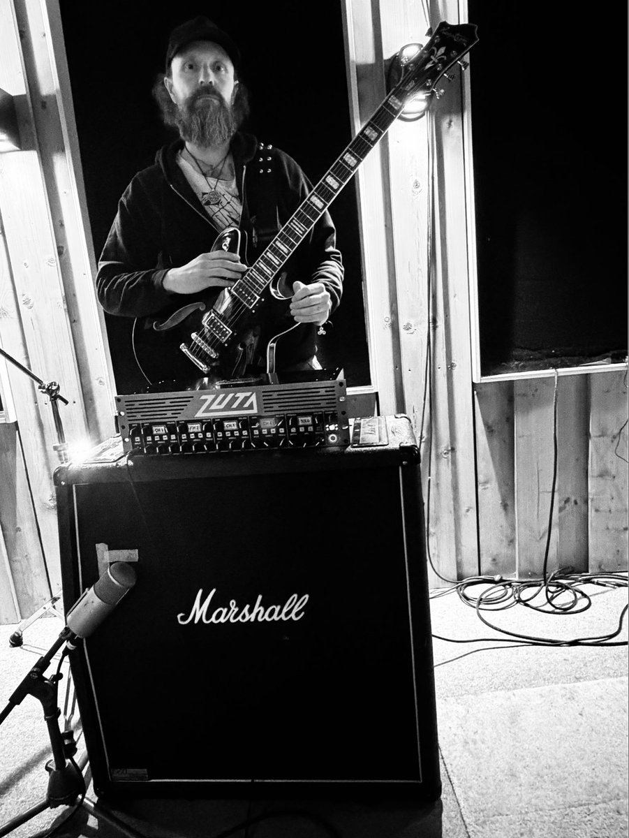 runemagickurdr's tweet photo. Thanks to @andylarocque Sonic Train Studios for the latest recording session for the upcoming Runemagick album. A big thanks as well to @zutagroup , once again chosen for delivering a powerful and fitting guitar sound during these recordings.
#runemagick https://t.co/Ld617xuPSa
