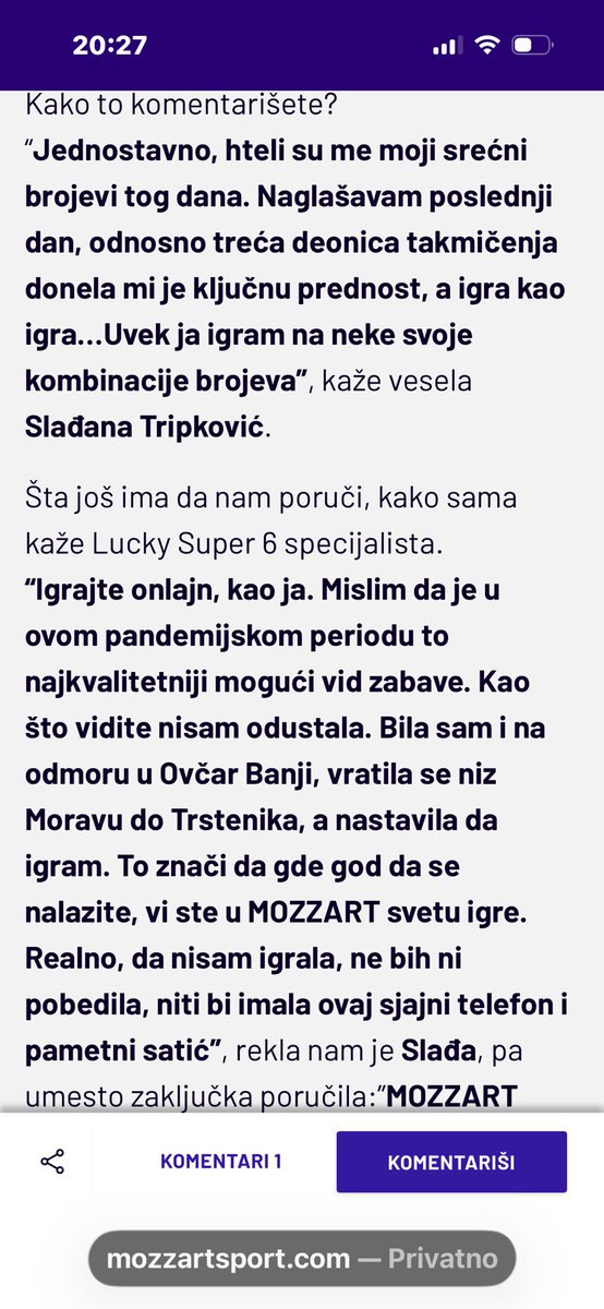 @slakisa <a href="/zoranazupanjev1/">Zorana Županjevac</a> Mama se kocka on line.