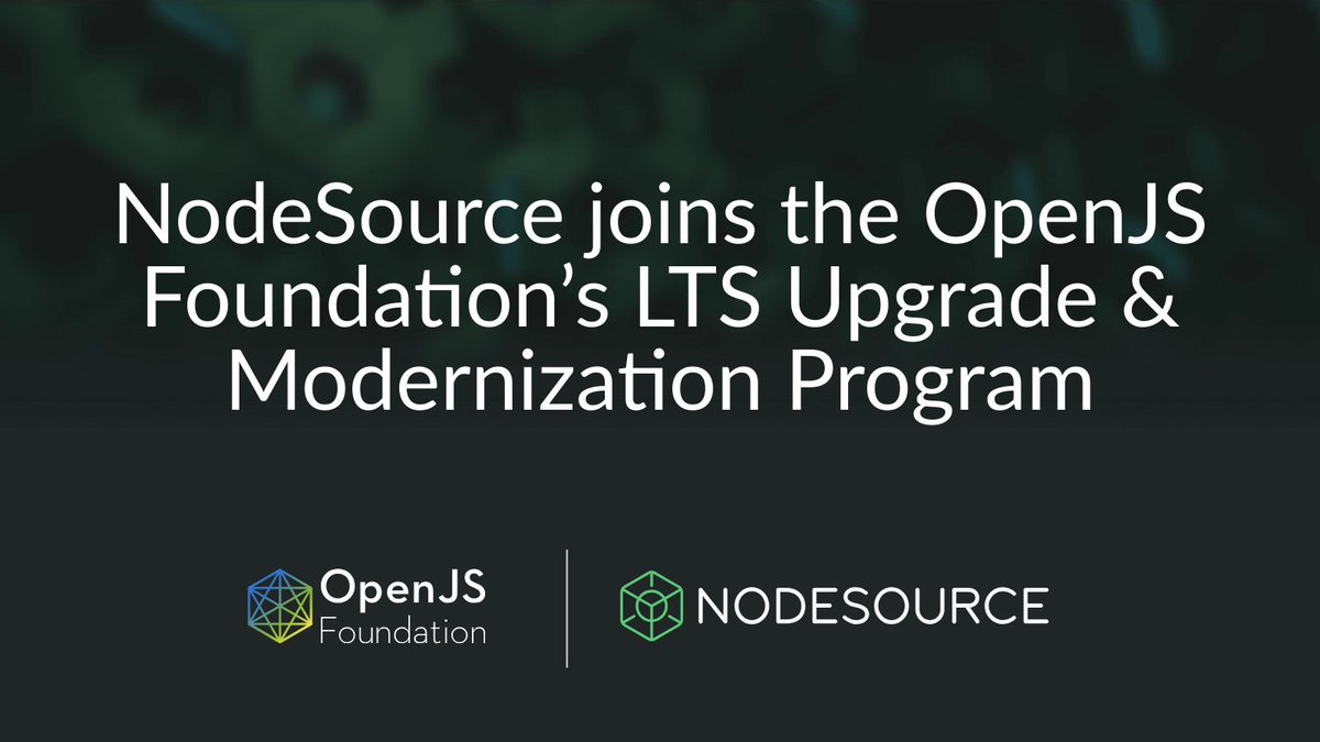 NodeSource tweet media