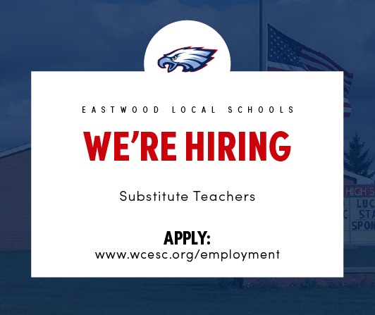 dedicated_ss's tweet photo. Step into the classroom with Eastwood Local Schools as a Substitute Teacher. If you’re passionate about supporting students and stepping into the classroom when it matters most, this is a great opportunity to make a difference. Apply today: https://t.co/SdfaF2SxD2 https://t.co/jywm4jqrbT