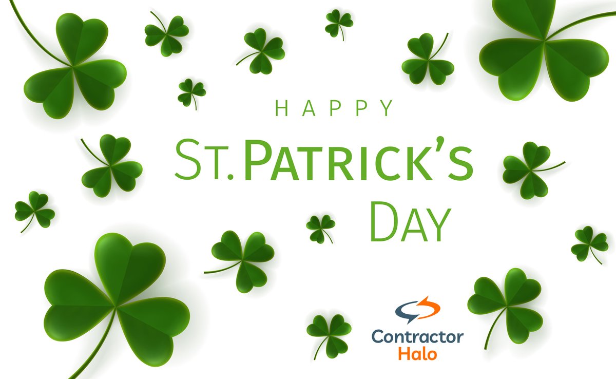 contractorhalo's tweet photo. ☘️ Happy St. Patrick’s Day!
Today’s a great day to celebrate, share a smile, and enjoy a little extra luck. Wishing everyone a fun and festive day! 🍀 https://t.co/bQIaYIIMOd