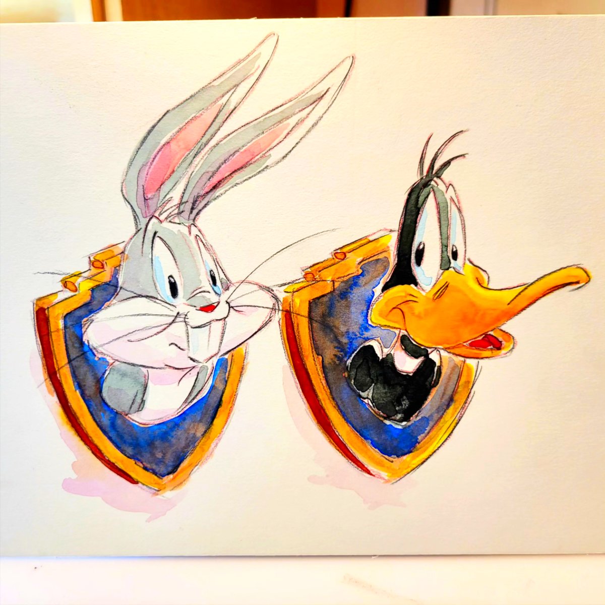 Bugs and Daffy once again find themselves in an unusual situation. #BugsBunny #DaffyDuck #LooneyTunes #MerrieMelodies #WarnerBros #animation