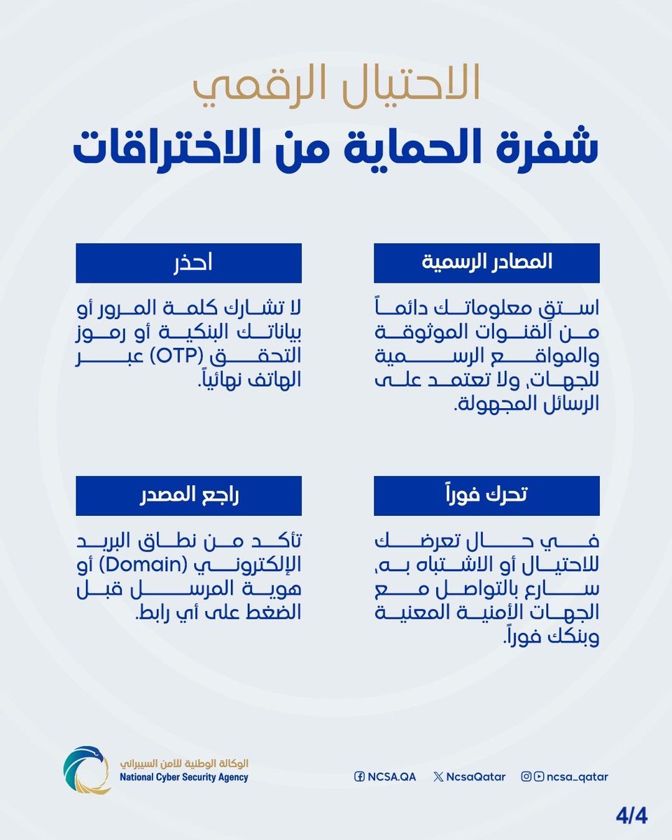 الوكالة الوطنية للأمن السيبراني tweet media