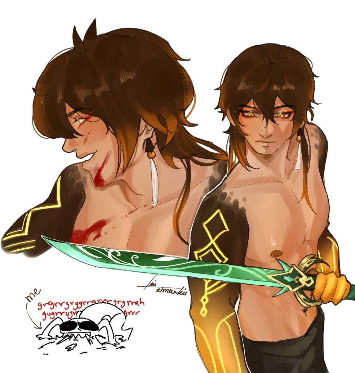 some morax flavour anyone? 👀 #zhongli #GenshinImpact