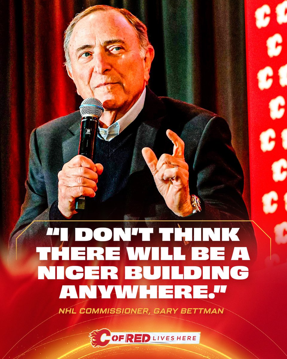 The Commissioner definitely liked what he saw during his <a href="/cgyscotiaplace/">Scotia Place</a> site visit 🔥
