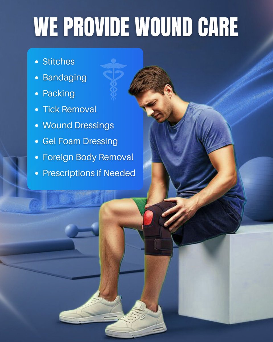 mytopdoc's tweet photo. Wound Care When You Need It Most 🩹

Cuts, scrapes, and injuries can happen anytime. Getting prompt treatment reduces pain, lowers infection risk, and helps wounds heal properly.

.
📍 1340 S. Commerce Rd., Walled Lake, MI
📞 (248) 438-6600
.
#WalledLake #WalledLakeMI https://t.co/Qto6EcKXka