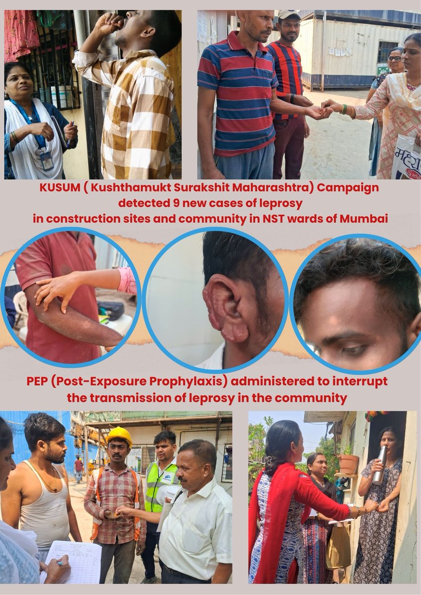 ALERT_INDIA_'s tweet photo. #alertindia #kusumcampaign #leprosyaffected #postexposureprophylaxis #interrupt #transmission  #community  #Mumbai https://t.co/NqOOuZEb2D