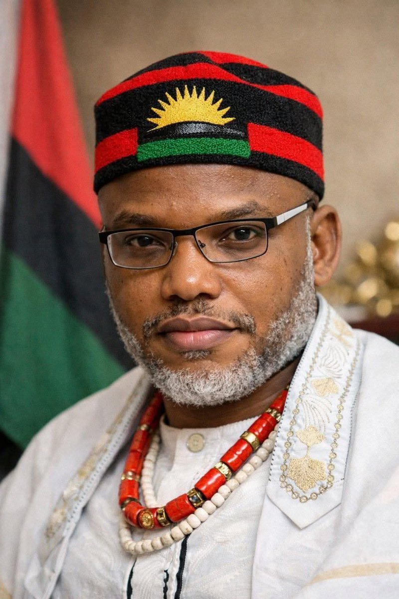 Mazi Nnamdi Kanu is incomparable in terms of consistency and resilience 

MNK chose the freedom of his people over his own freedom 

MNK is an embodiment of bravery, courage, determination and dedication 

MNK is unmatched

#FreeMaziNnamdiKanu