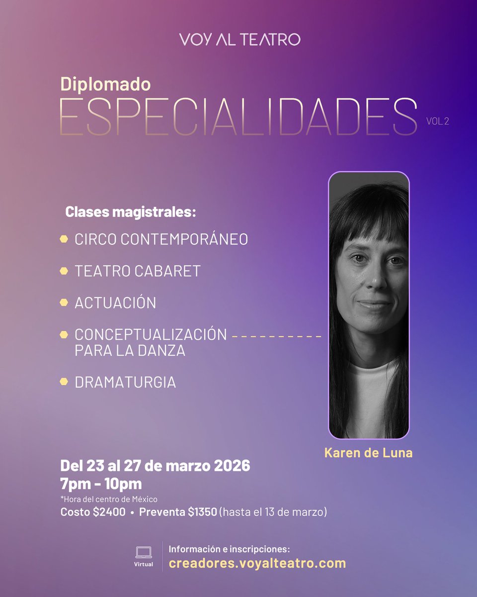 VOY AL TEATRO tweet media