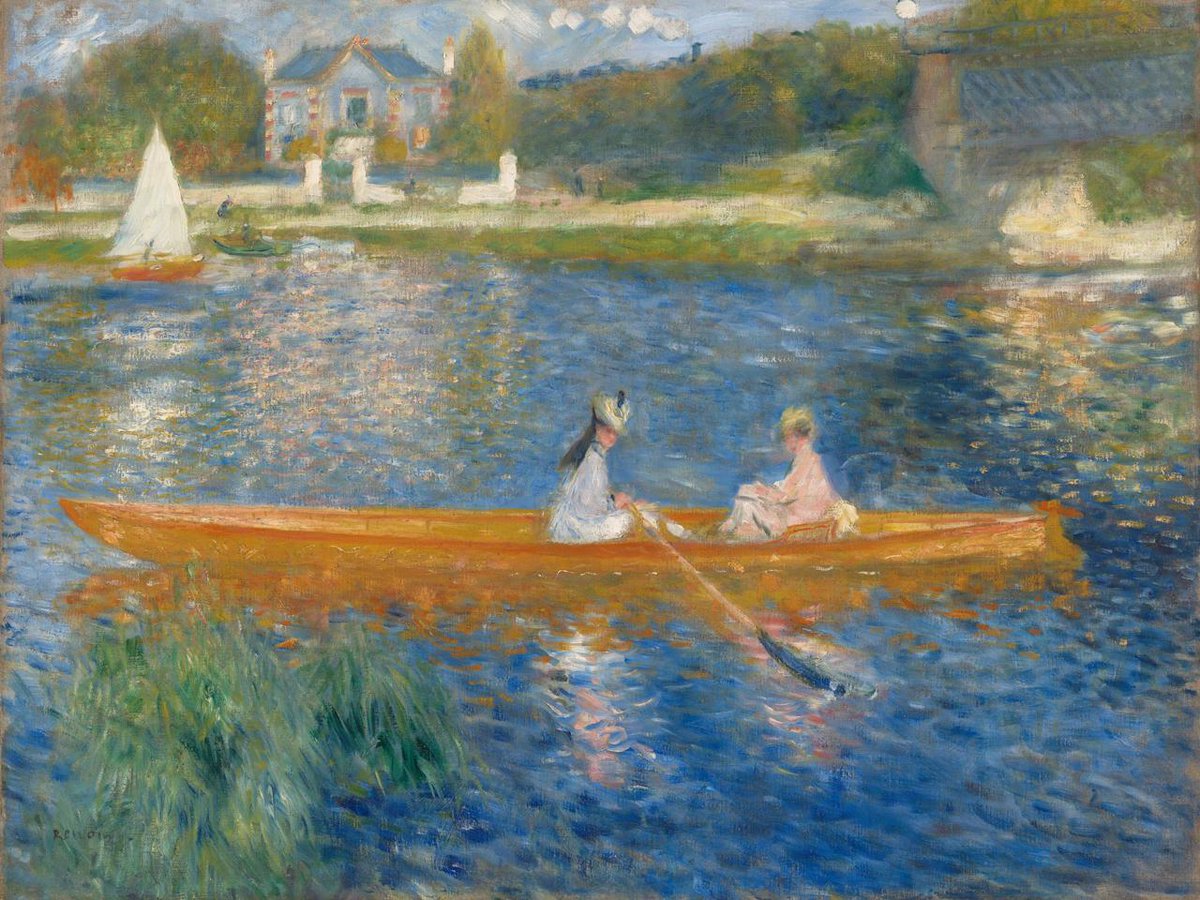 Pierre Auguste Renoir 
The Skiff
1875