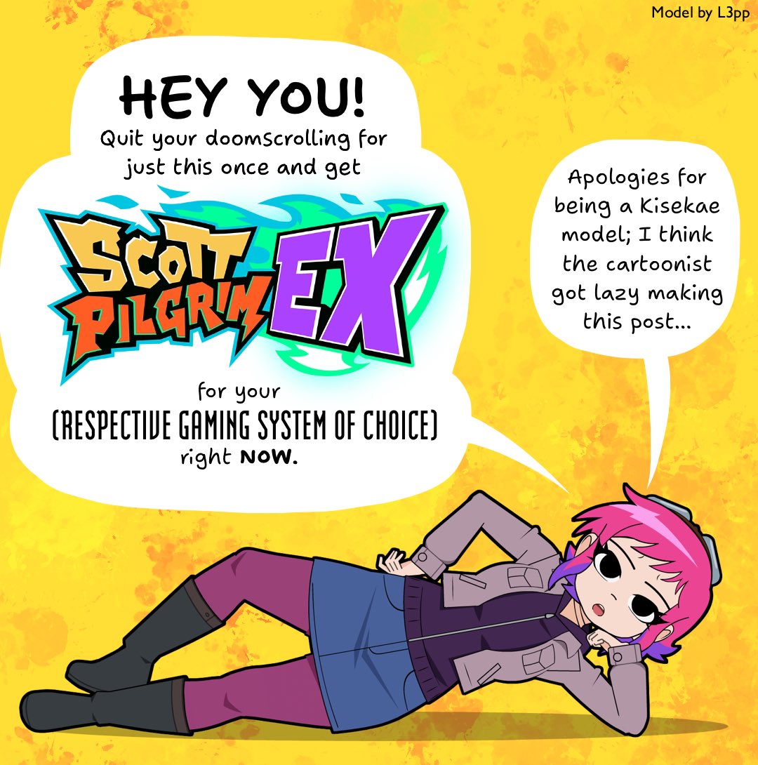 MattyPrower's tweet photo. well everyone else was talking about #scottpilgrimex soooo https://t.co/xIs2syM1cy