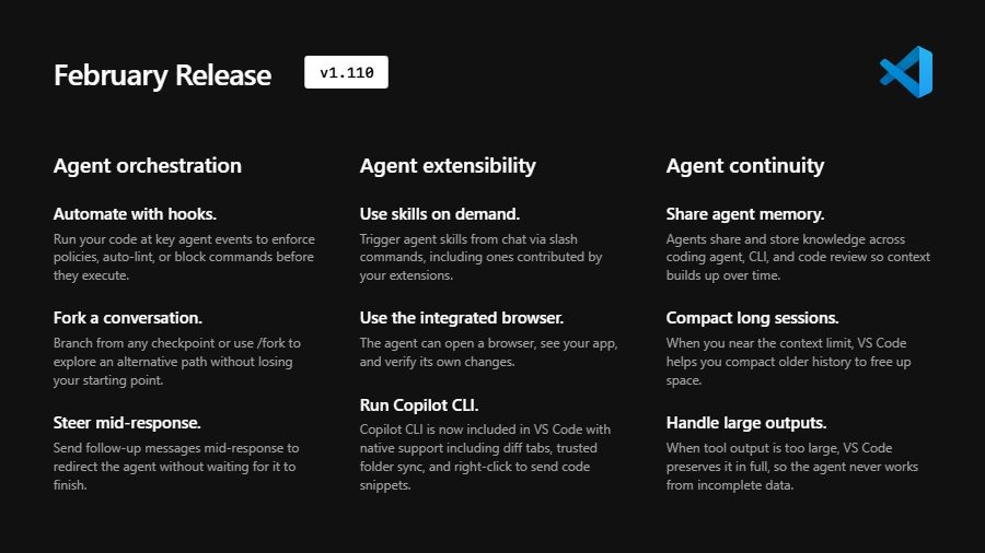 Agent features slide