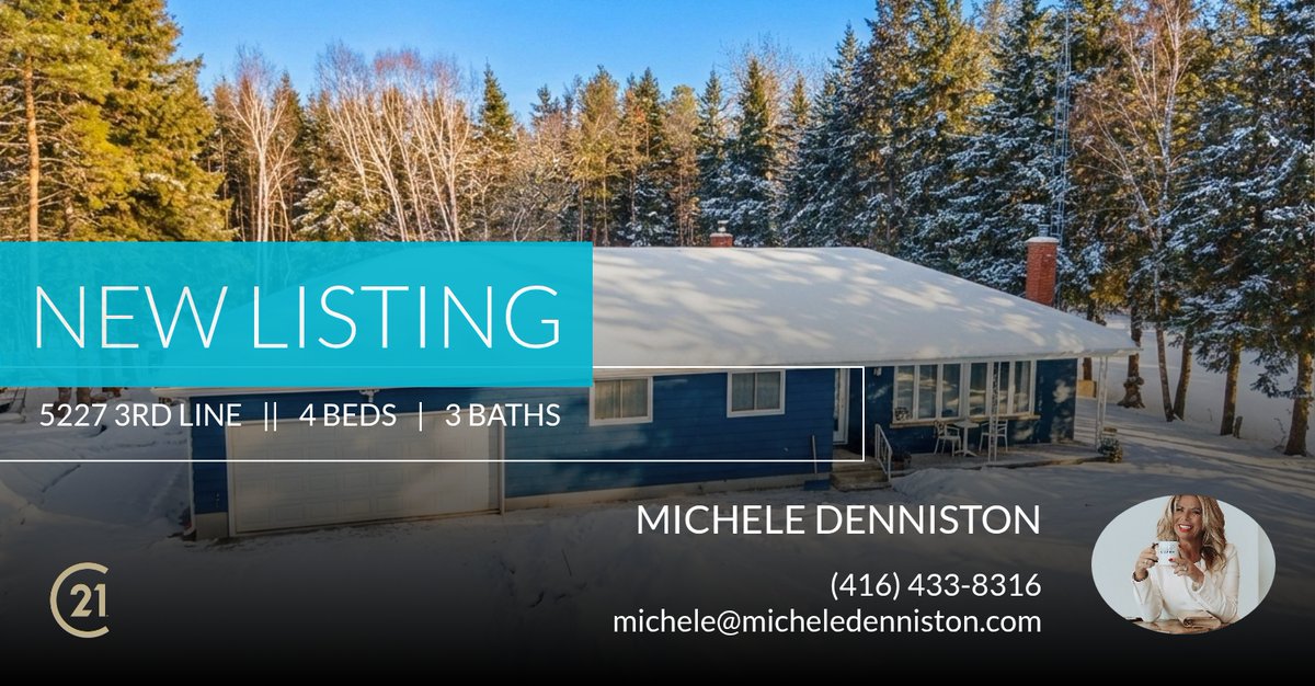 TeamDenniston's tweet photo. 📍 New Listing 📍 Take a look at this fantastic new property that just hit the market located at 5227 3rd Line in New Tecumseth. Reach out here or at (416) 433-8316 for more information

I look forward to hearing from you,
... https://t.co/bGyd6WyTpb https://t.co/grg0skymk7