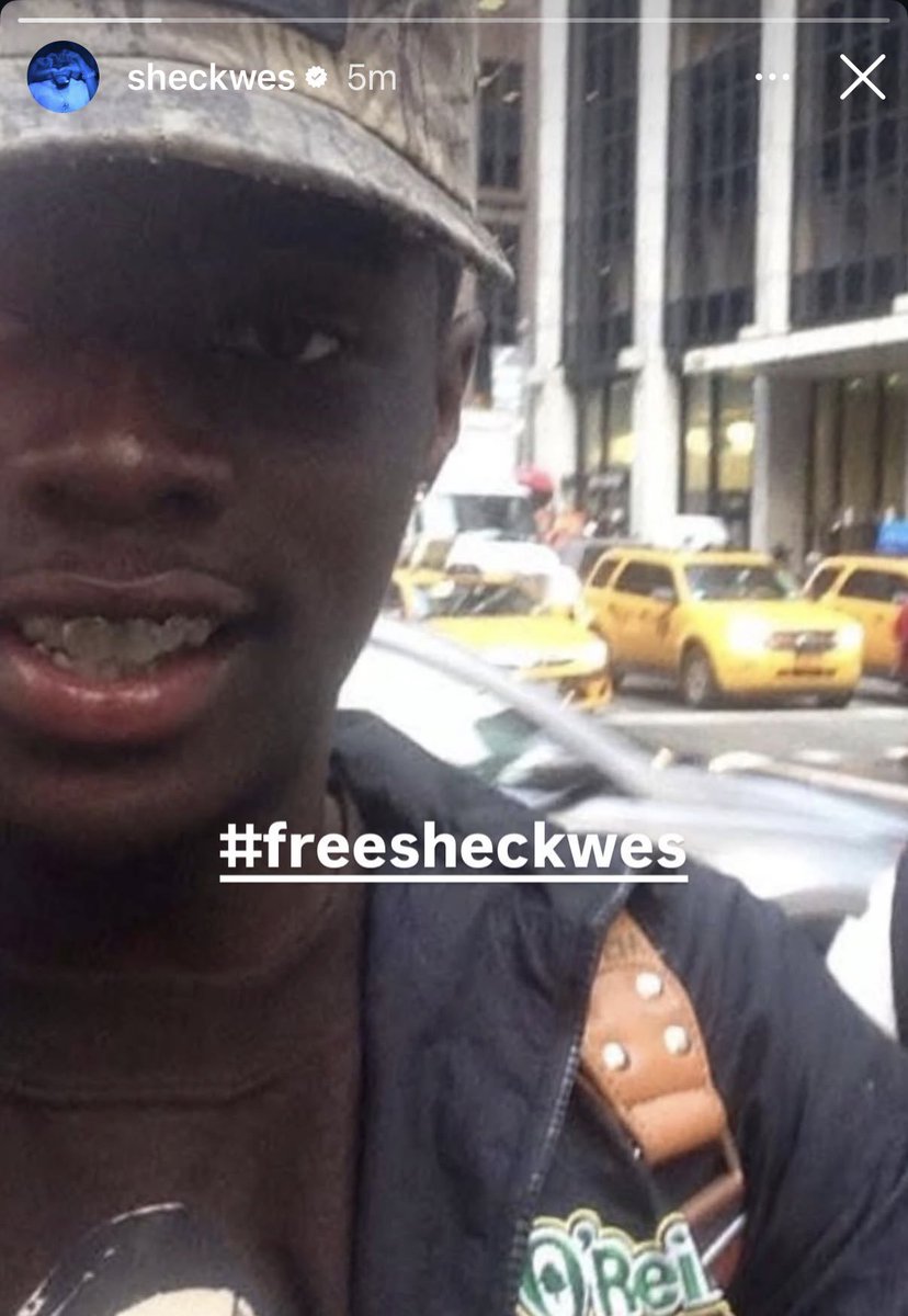 Rap's tweet photo. “#FreeSheckWes”
Sheck Wes via IG‼️👀 https://t.co/1W2iTNp4eO