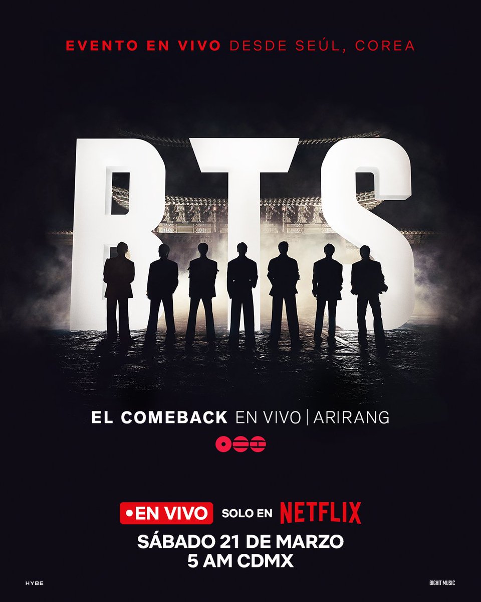 ARMY 
Creo que no estamos lo suficientemente listas para lo que se viene 🥹😭💜 BTS IS BACK

YT: youtu.be/gN6enGJzjmo?si…

IG: instagram.com/reel/DVe28_BD1…
Fb: facebook.com/share/v/1NP8HL…

Tt: tiktok.com/@netflixlat/vi…

#BTSenNetflix #BTS_ARIRANG