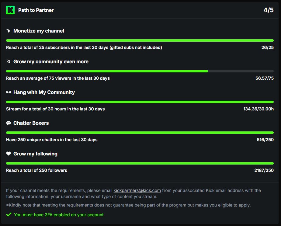 OMG we just got the last direct subs needed for the partner grind we are 26/25 i'm so emotional right now, just CCV left, TY so much for the Direct subs TaterStreamz <a href="/ChaoticCuddlez/">ChaoticCuddlez🍑Goddess of Chaotic🍑Ruler of Chaos</a> Oregon420 <a href="/GPT43/">SOUTHERNTRUCKA</a>, Ty for the hosts <a href="/RIPARCz/">RIP</a> <a href="/NoXswe/">𝗡𝗼𝗫𝘀𝘄𝗲</a> <a href="/RobbinHudz/">🏹 Robbin of KICKsley 🏹</a>, im floored by what just happened