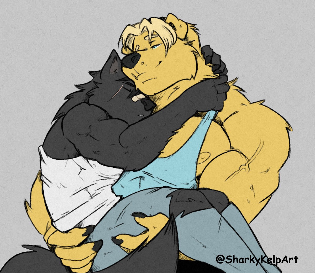 tired wolf