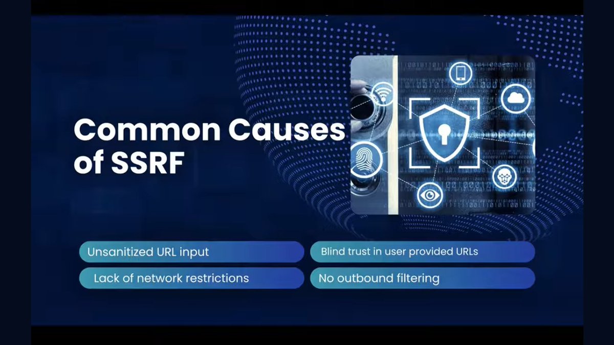 Bunmi_xoxo's tweet photo. DAY 48/100: Server-side Request Forgery (SSRF): When servers are tricked into attacking themselves
@VictorAkinode @VAInitiatives
#100DaysCybersecurityChallenge #100DaysWithVictorAkinode #100DaysWithVA #100DaysWithVAI #100DaysCybersecuritywithVA #100DaysWithVictorAkinodeInitiative https://t.co/IPOAh8eLUn